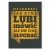 Poster metal Lubi mówić gift