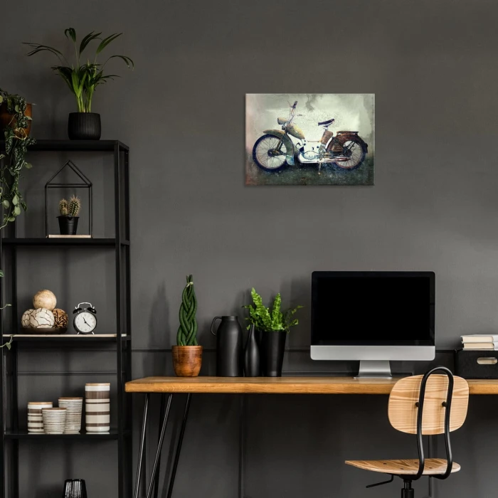 Plakat metalowy Simson vintage Prezent
