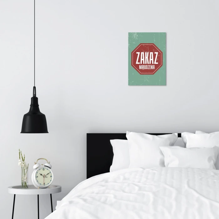 Plakat metalowy zakaz marudzenia Prezent