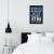 Poster metal ryba bez roweru gift