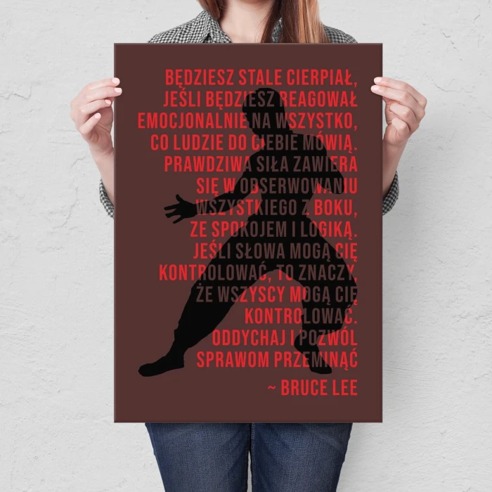Plakat metalowy Będziesz stale cierpiał Prezent