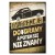 Poster metal Gwarancja do bramy gift