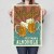 Poster metal Strefa alkoholu gift