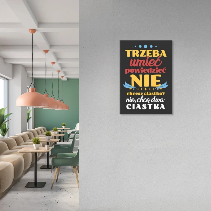 Poster metal Trzeba umieć gift