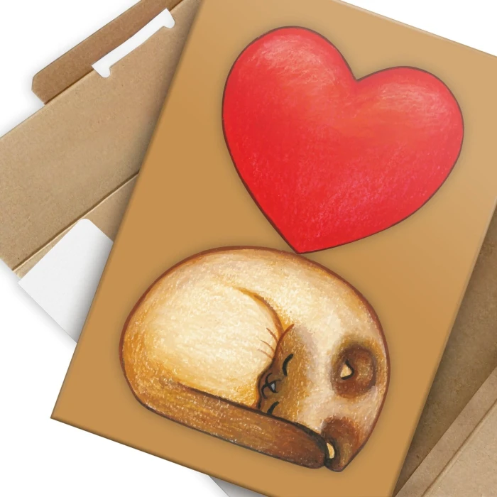 Poster metal cat in love gift