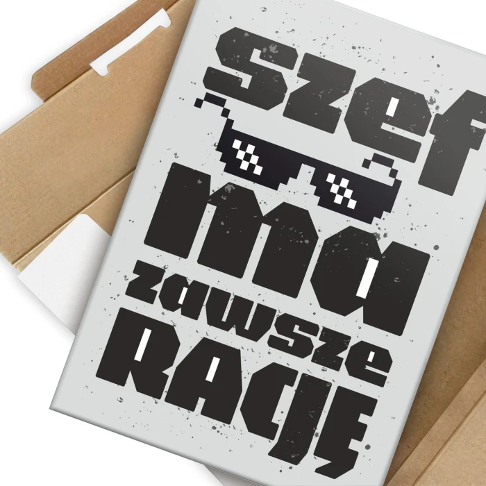 Poster metal szef ma rację gift