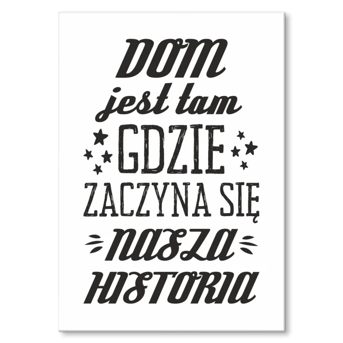 Poster metal dom jest tam gift