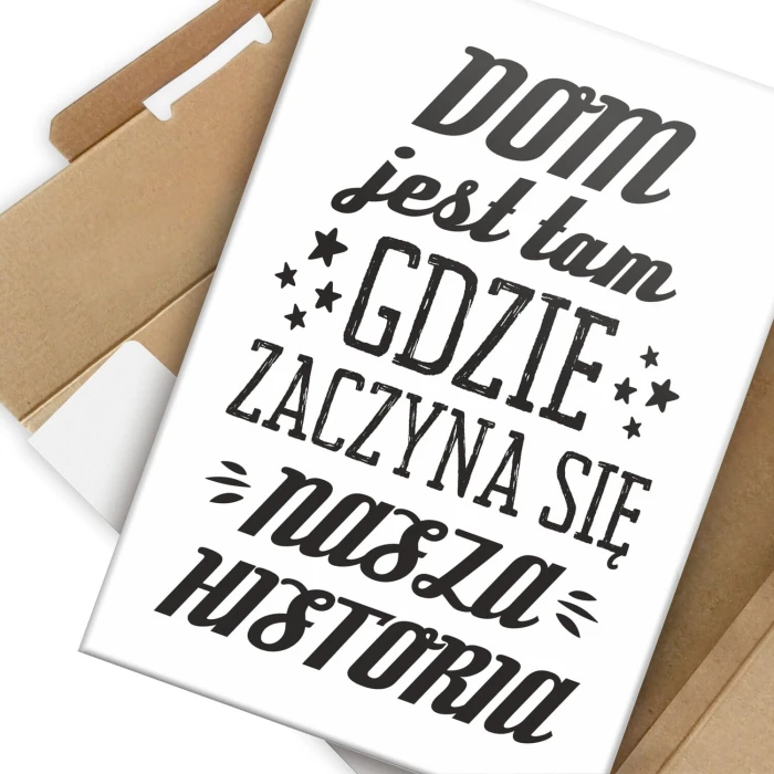 Poster metal dom jest tam gift