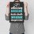 Poster metal z właściwą osobą gift