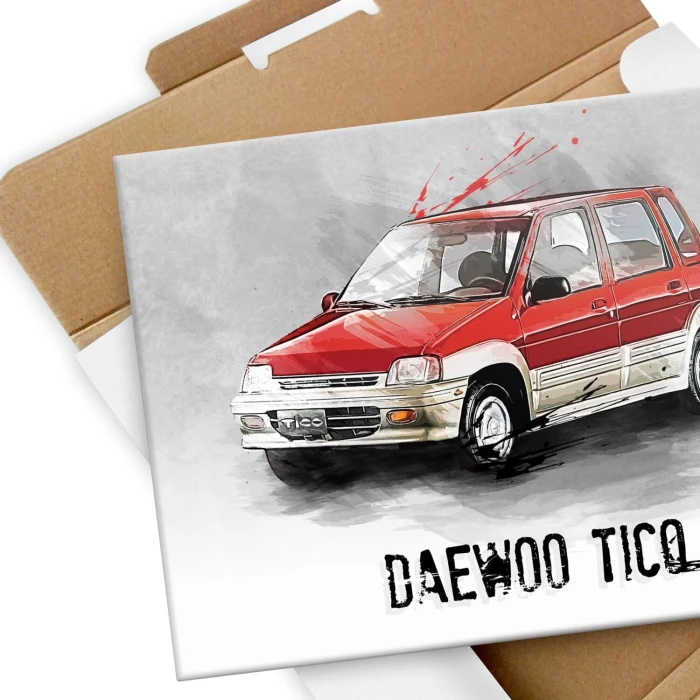 Poster metal Daewoo Tico gift