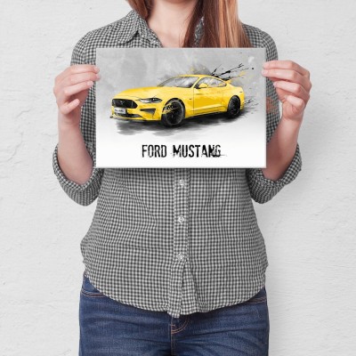 Poster metal Ford Mustang Legenda gift