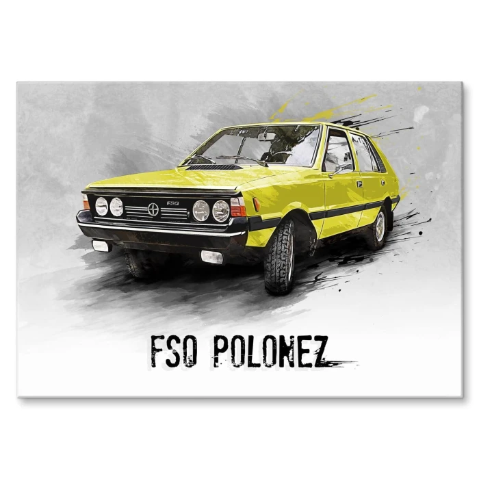 Plakat metalowy FSO Polonez Klasyk Prezent