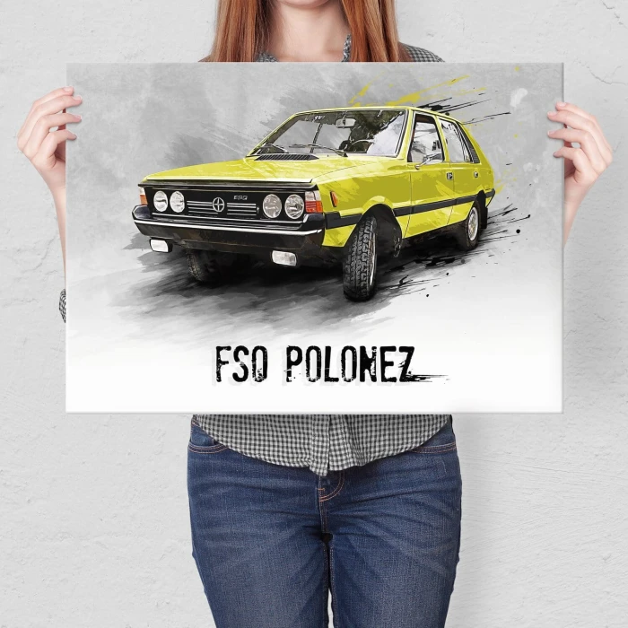 Poster metal FSO Polonez Klasyk gift