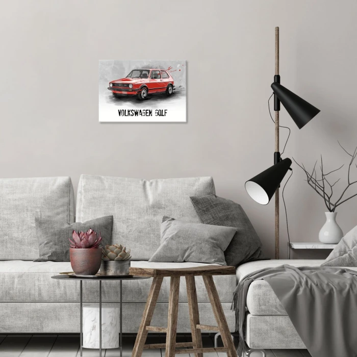 Poster metal VW Golf MK1 Klasyk gift