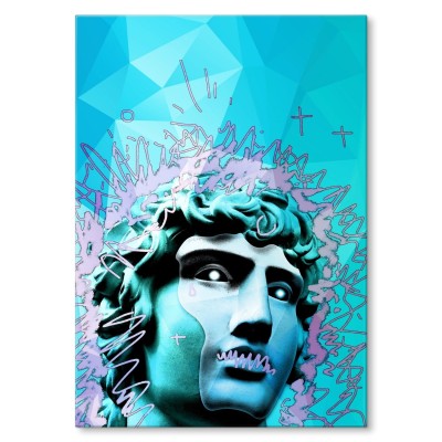 Plakat metalowy Popart antique Prezent