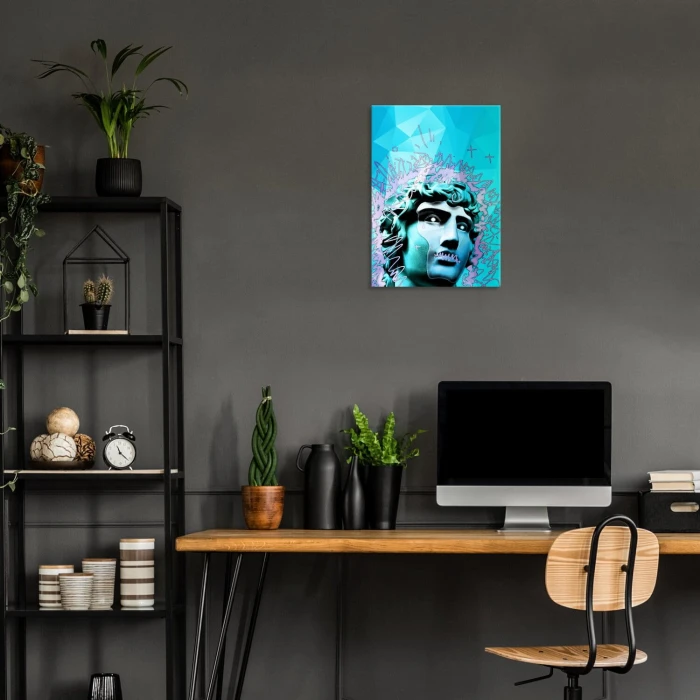 Plakat metalowy Popart antique Prezent