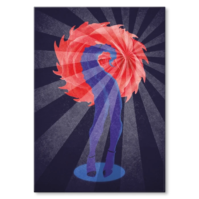 Poster metal Popart legs gift