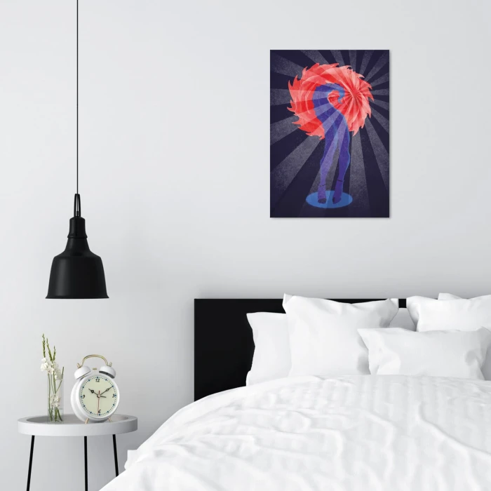 Poster metal Popart legs gift