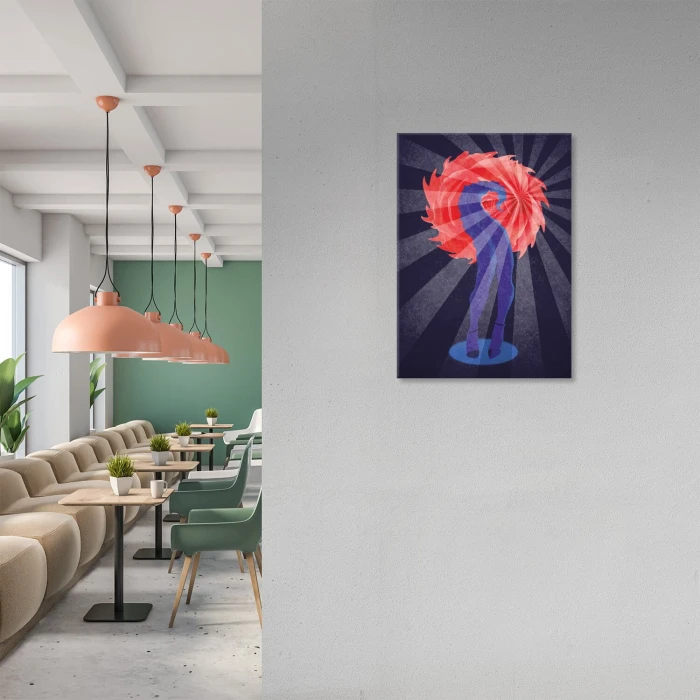 Plakat metalowy Popart legs Prezent