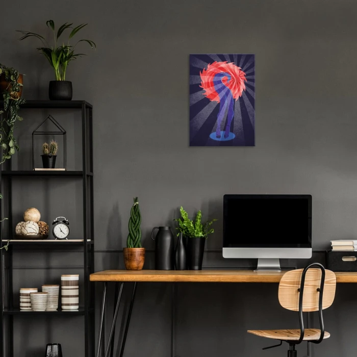 Poster metal Popart legs gift