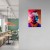 Poster metal Popart warrior gift