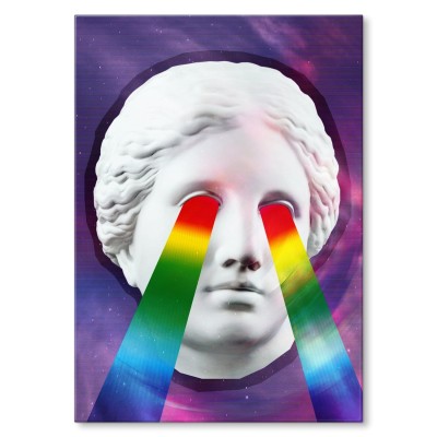 Plakat metalowy Popart angel force Prezent