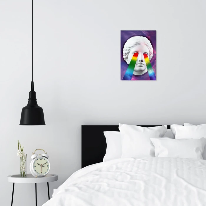 Plakat metalowy Popart angel force Prezent