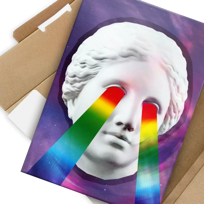Poster metal Popart angel force gift