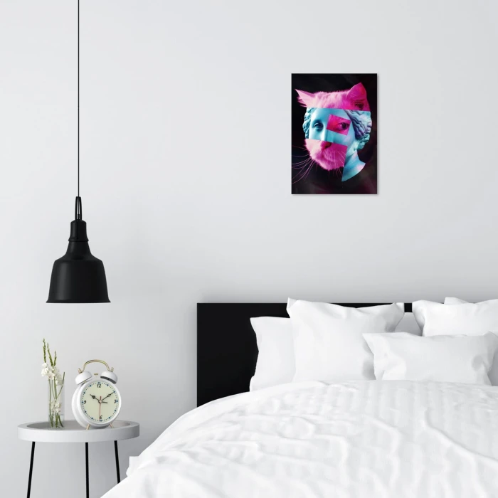 Poster metal popart catwoman gift