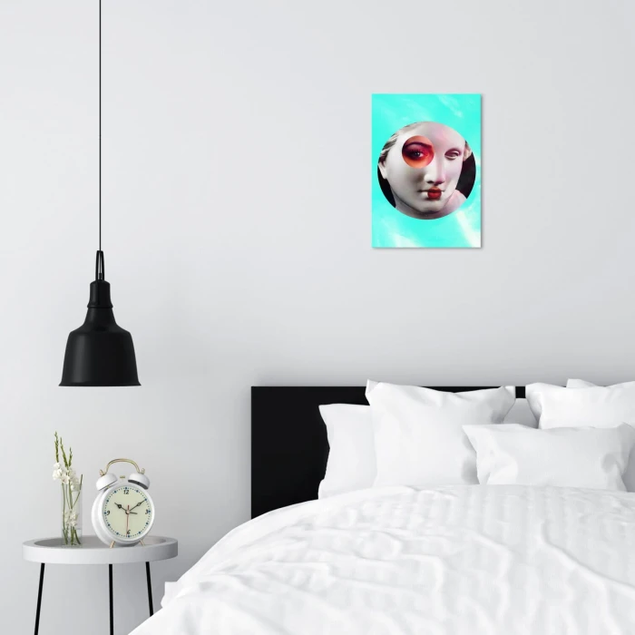 Poster metal popart woman gift