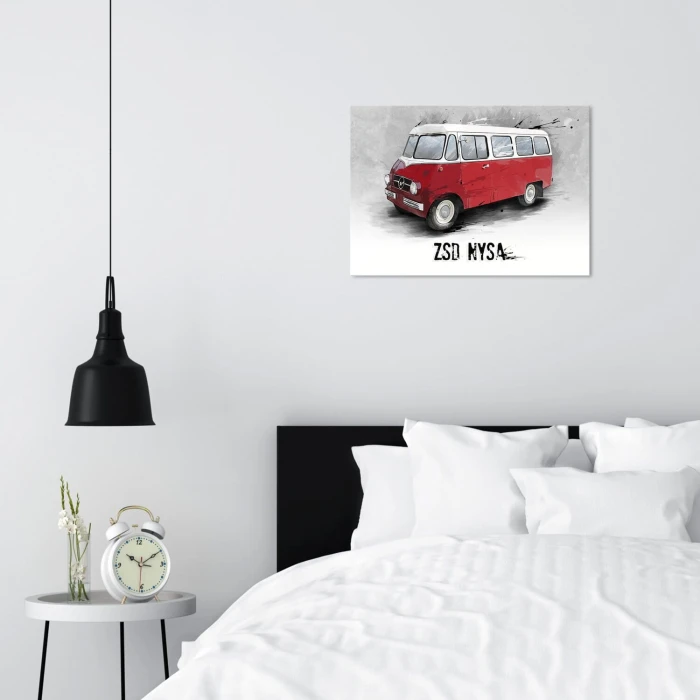 Plakat metalowy ZSD Nysa N59 Klasyk PRL Prezent
