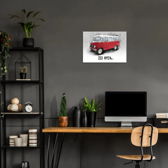 Plakat metalowy ZSD Nysa N59 Klasyk PRL Prezent