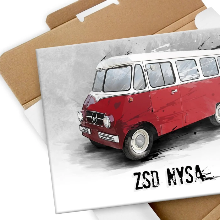 Plakat metalowy ZSD Nysa N59 Klasyk PRL Prezent