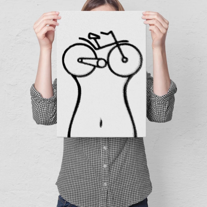 Poster metal bi-cyc-le gift