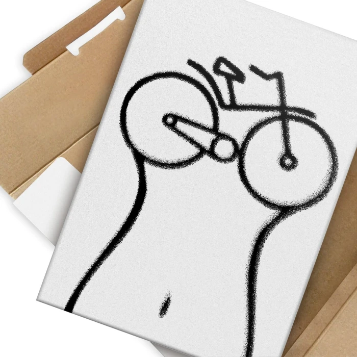 Poster metal bi-cyc-le gift