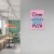 Plakat metalowy Dom jest tam pizza Prezent