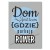 Poster metal Dom jest tam rower gift