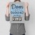 Poster metal Dom jest tam rower gift