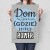Poster metal Dom jest tam rower gift