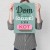 Poster metal Dom jest tam kot gift