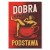 Poster metal Dobra kawa gift