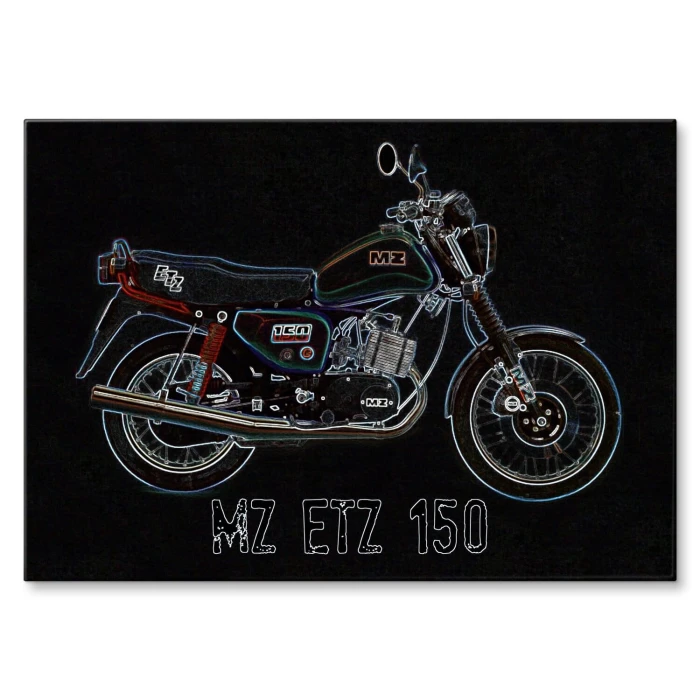Poster metal MZ ETZ 150 gift