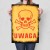 Plakat metalowy Uwaga! Prezent