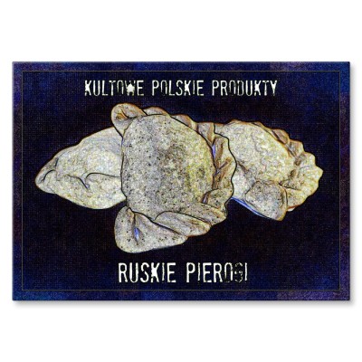 Plakat metalowy Ruskie Pierogi Prezent