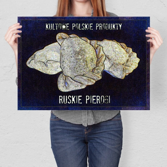 Plakat metalowy Ruskie Pierogi Prezent