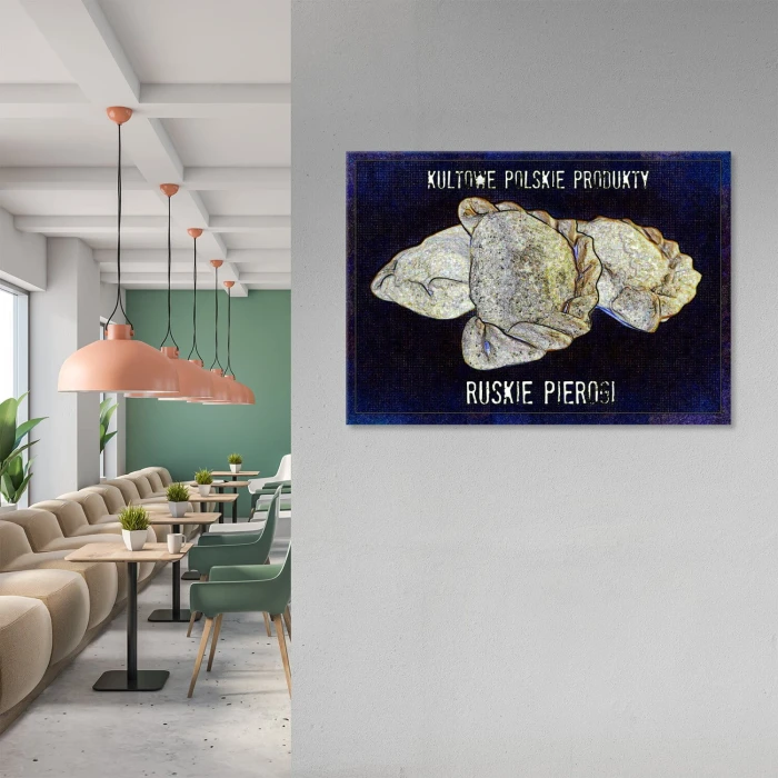 Plakat metalowy Ruskie Pierogi Prezent