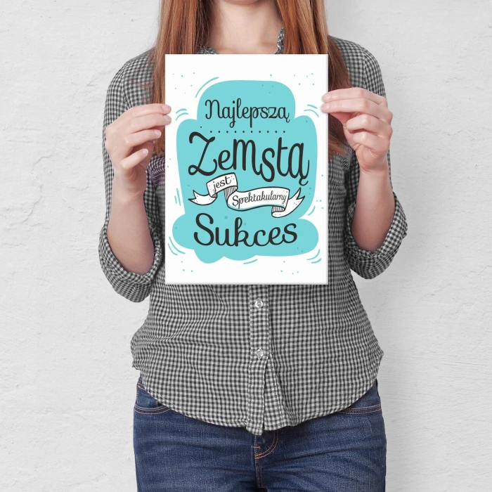 Poster metal Zemsta gift