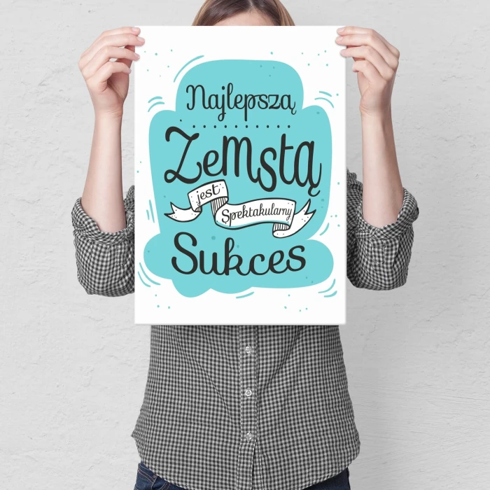 Poster metal Zemsta gift