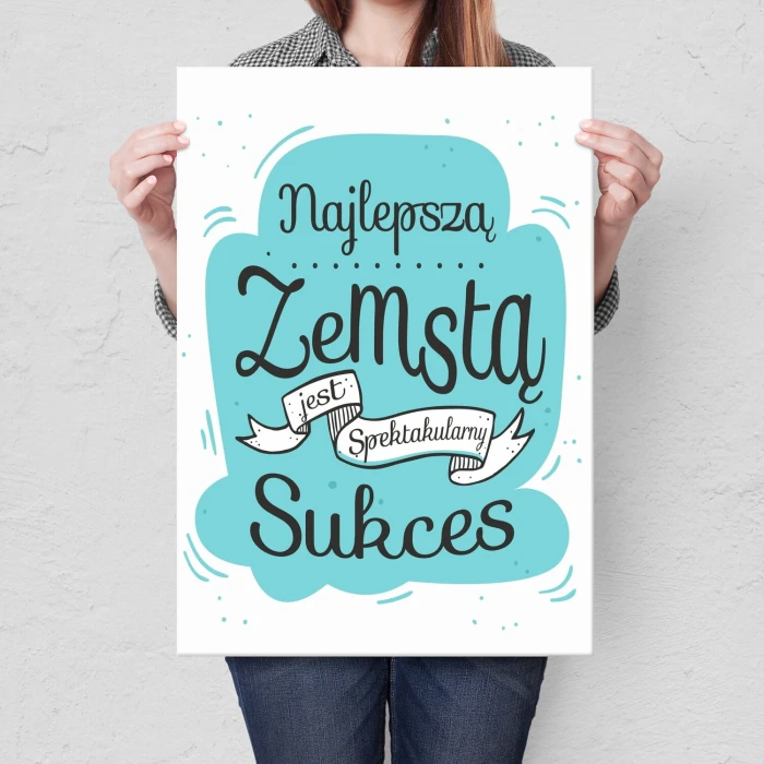 Poster metal Zemsta gift