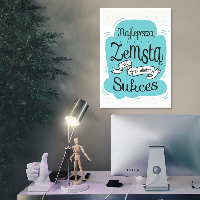 Poster metal Zemsta gift
